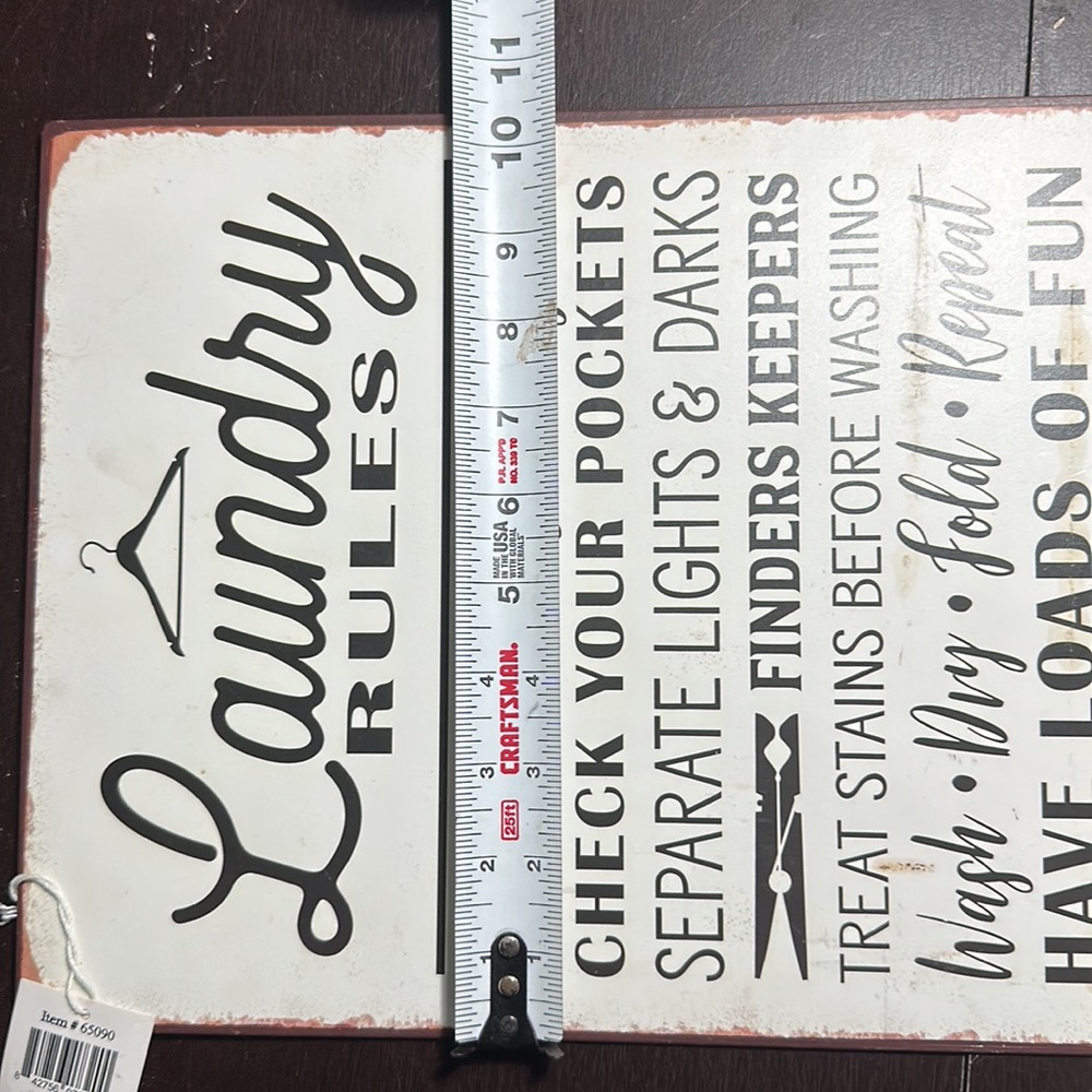 ☀️3/$20 Laundry Decor Sign. - Picture 5 of 5